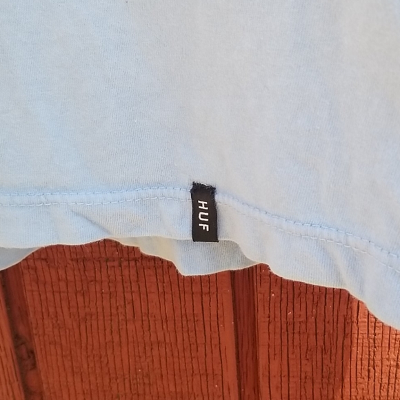 Huf Worldwide Blue Ombre Tie Dye Shirt - Picture 5 of 7